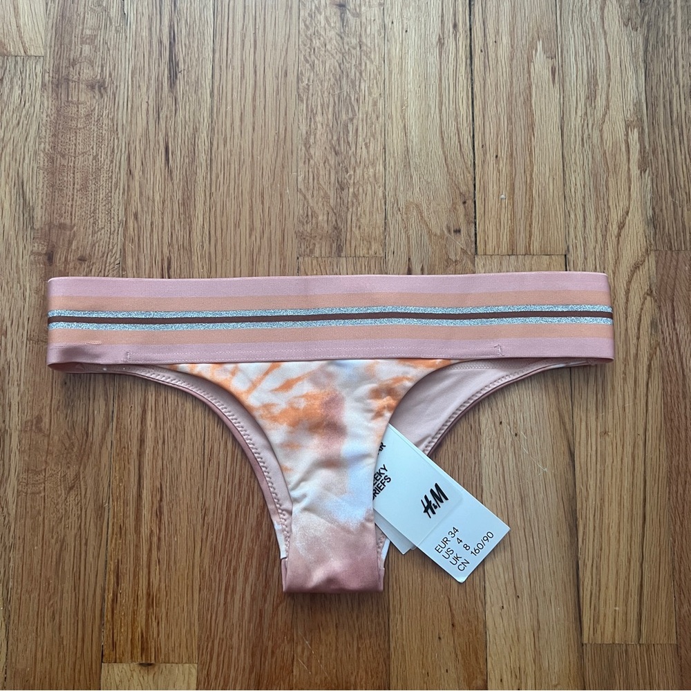 H&M Low cheeky briefs swimwear bottom size 4